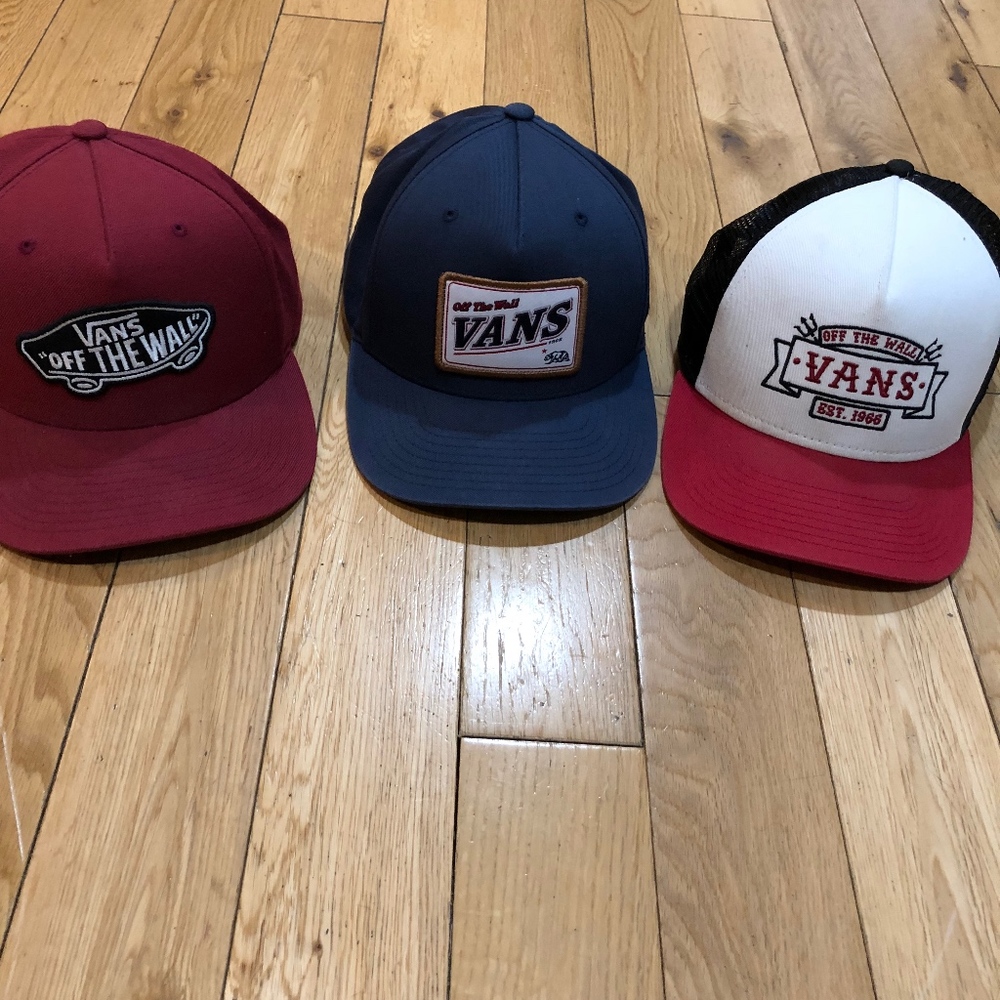 3x Vans Hats bundle